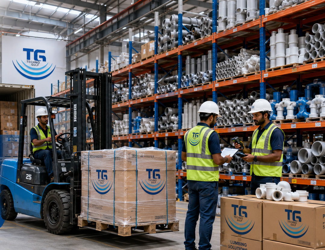 Techno Gulf warehouse stock coordination and supply operations in the UAE