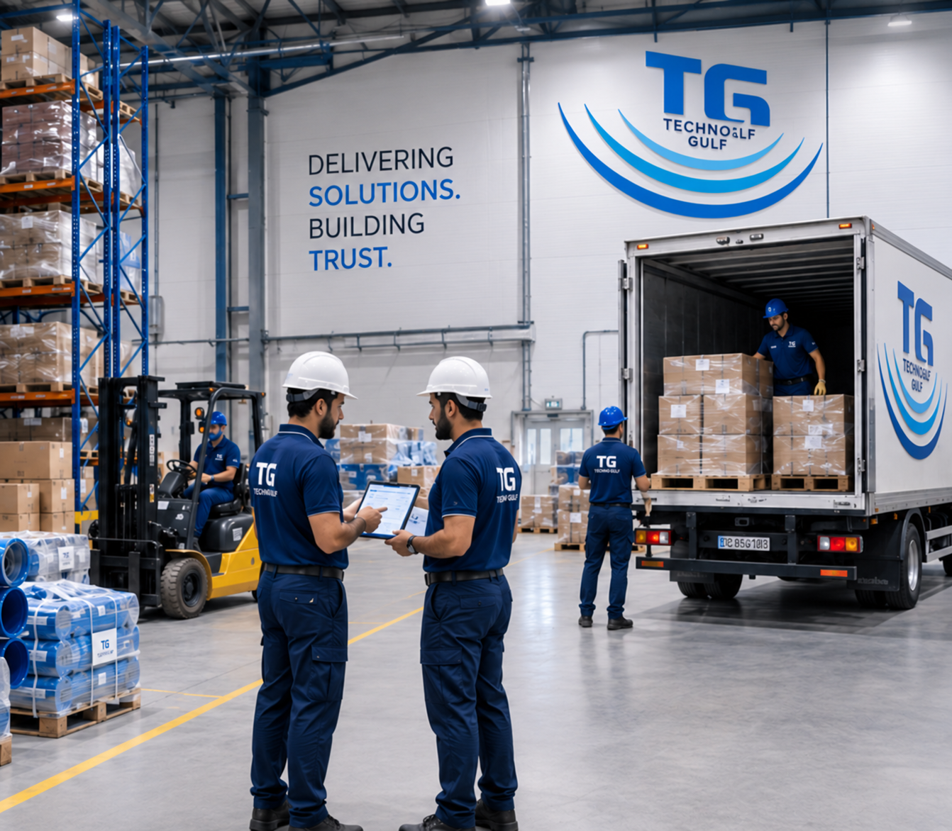 Techno Gulf warehousing and logistics operations in Qatar